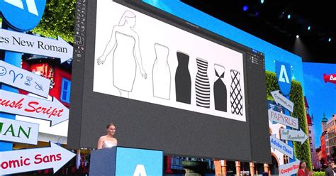 Adobe unveils interactive, digital dress in Los Angeles